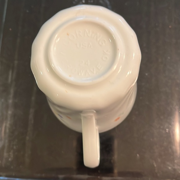 Corning Corelle English Meadow Flat Cup / Mug Swirl Floral.  Set of 2. - Picture 12 of 13